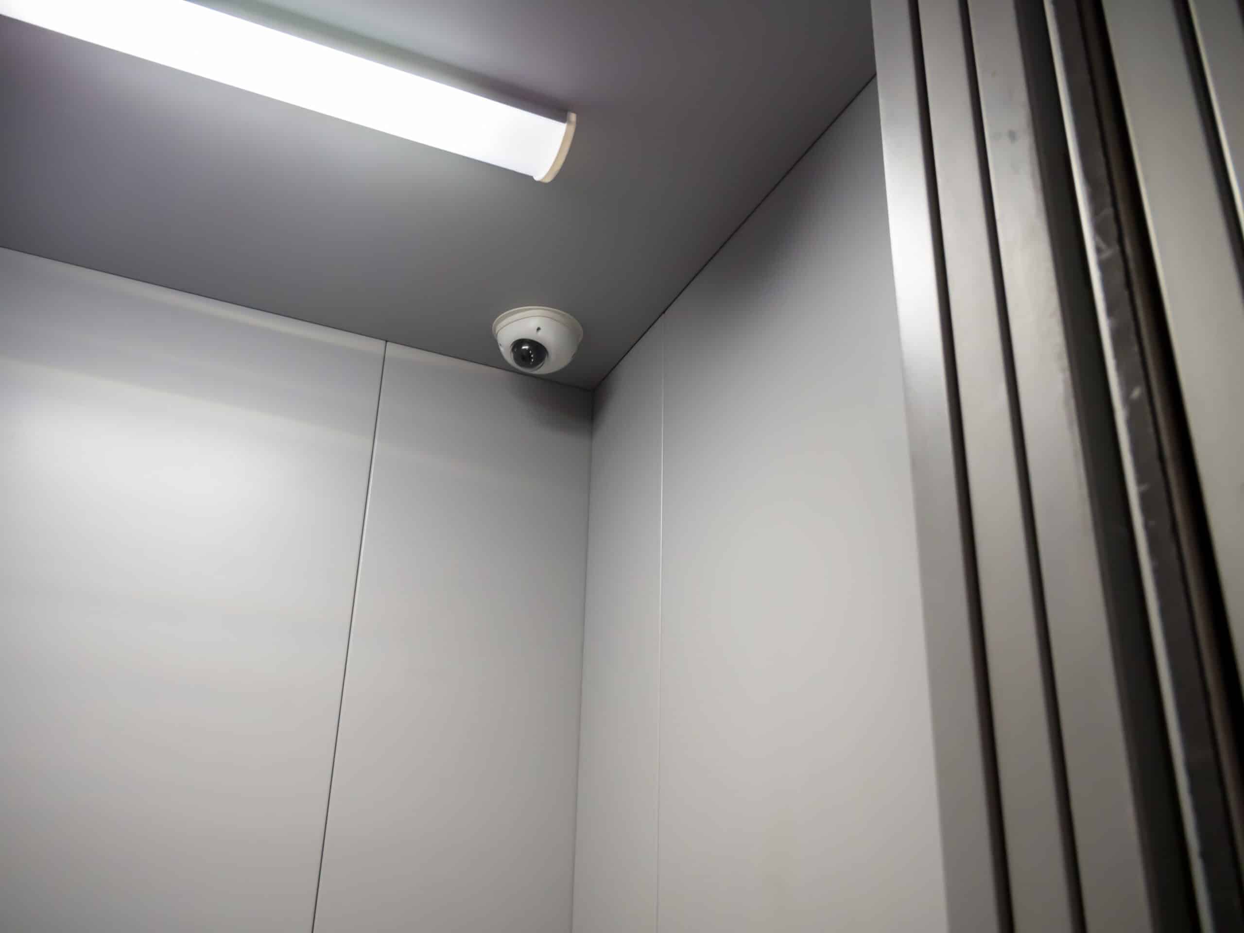 do elevator cameras have audio